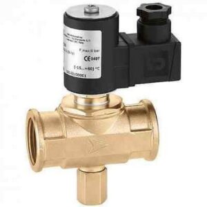 854145 Elettrovalvola gas, normalmente chiusa con riarmo manuale 3/4" CALEFFI