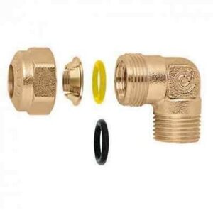 905740 Raccordo curvo maschio 1/2" M - Ø 10 CALEFFI