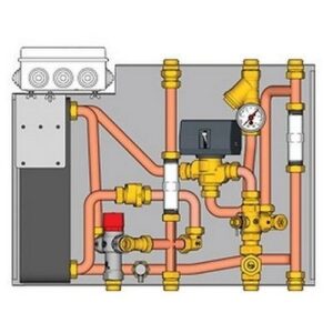 GE556 Satellite di utenza standard GE556Y301 3/4" valvola di priorità GIACOMINI