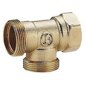 R571R Raccordo a T non cromato R571RY021 18 x 3/4" x 18 GIACOMINI