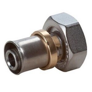 RM179E Raccordo diritto con calotta RM179Y113 1/2" x (16 x 2) Ø 16 mm GIACOMINI