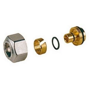 R179AM Adattatore tubi plastica o multistrato R179MX022 18x(14x2) GIACOMINI