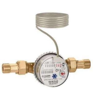 794207/C Contatore volumetrico impulsivo CALDA 30÷90°C 1 1/4" m3/h 6 CALEFFI
