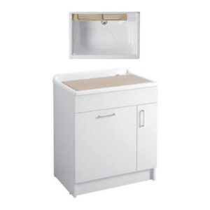 24111H Mobile lavanderia con cesto 75x50xh86 Lindo GRIGIO ANTRACITE LUCIDO COLAVENE