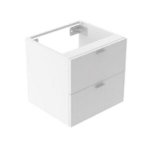 2CCE50BM Mobile bagno sospeso 2 cassetti 50x45xh48cm Volant BIANCO COLAVENE
