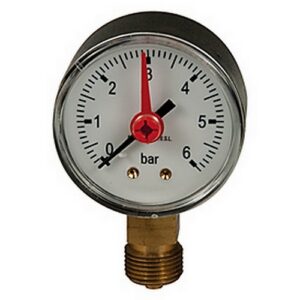 R225I Manometro R225IY011 rad. - 3/8" M - 0÷10 bar GIACOMINI - immagine 1