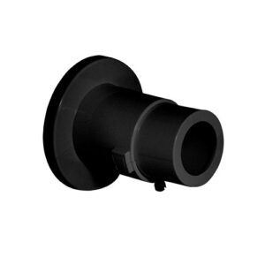 400013 Guscio di finitura copritubo/coprimuro per valvole termostatizzabili HIGH-STYLE - Nero CALEFFI