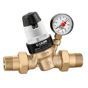 535050H Riduttore di pressione con cartuccia estraibile 3/4" e attacco manometro 1/4" F CALEFFI