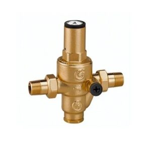536060 Riduttore di pressione con cartuccia estraibile 1" e attacco manometro 1/4" F CALEFFI