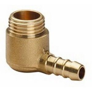 3004.10 CURVETTA MASCHIO PORTAGOMMA DN.10 GIALLA