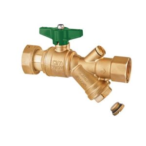 624CRNL1-2232 Valvola a sfera di non ritorno con dado e presa di pressione 2X2 CIMBERIO