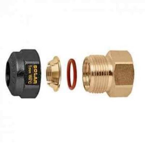 254052 Raccordo femmina, meccanico a tenuta O-Ring per impianti solari CALEFFI