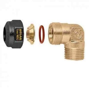 254755 Raccordo curvo maschio, meccanico a tenuta O-Ring 3/4'' M - Ø 15 CALEFFI - immagine 1
