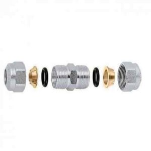 913014 Raccordo a manicotto cromato Ø 14 CALEFFI