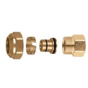 680285 DARCAL  Raccordo meccanico per tubo multistrato 3/4” F - Ø 25x2,5 CALEFFI