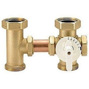 R296 Valvola miscelatrice tre vie a sfera R296Y001 1 1/2" GIACOMINI