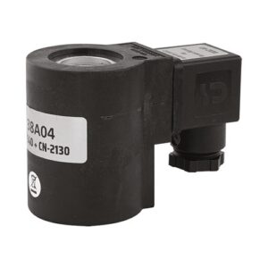 838B04 Bobina di ricambio completa di connettore 1/2" - 3/4" 24V CALEFFI