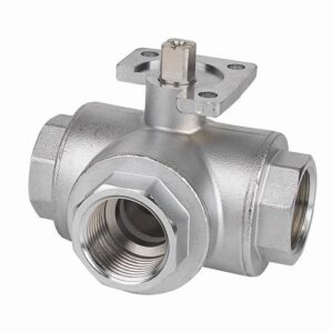 861T-1050 Valvola a sfera a 3 vie con flangia a T 2 CIMBERIO