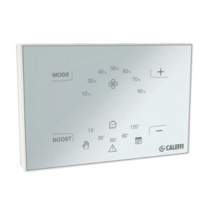 AIR190201 Comando touch a LED con controllo portata manuale CALEFFI