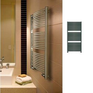 C-CROM 120-55 Scaldasalviette start curvo cromato 120-55cm BREM