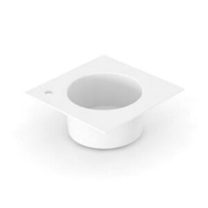 C32133FT Lavabo in ceramica vasca con foro per rubinetteria 48x48 Skyland BIANCO MATT COLAVENE