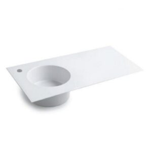 C32140LS Lavabo in ceramica con foro per rubinetteria 100x48 Sx Skyland SIENA COLAVENE