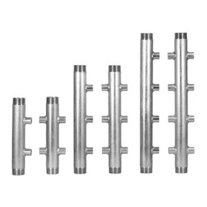 CX1121233 Collettore acciaio inox dias 3+3 attacchi COMPARATO