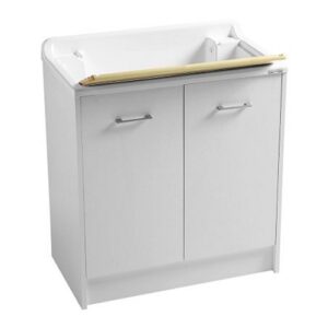 DL8045B Mobile lavanderia con vasca lavatoio 80x45xh86 Domestica BIANCO  COLAVENE