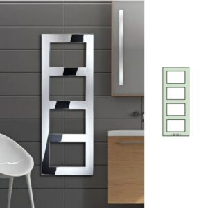 ESSENCROM136-52 Scaldasalviette Essen cromato 136-52cm BREM