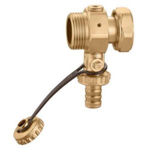 F0000681 Rubinetto di scarico per serie 149 1” M x 1” F  DN 20 CALEFFI