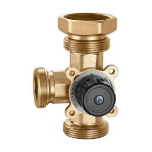F0001335 Valvola miscelatrice a tre vie, filettata, a settore 10,0   16766.HE2/HE4 CALEFFI