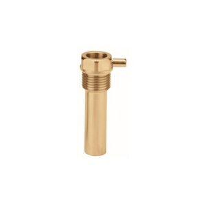 F31674 Pozzetto in ottone 50mm Ø16mm 1/2"M DN 65 - DN 100 CALEFFI