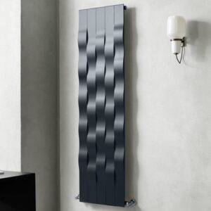 F3RIV01815ESP Radiatore termoarredo design elettrico verticale RIVER Bianco 1925x303 CALEIDO