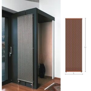 GRH 300- 74 GRATA con tubi radianti verticali 300- 74 cm BREM