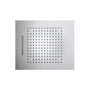 H38905000021016 Soffione per controsoffitto con 4 luci LED per cromoterapia 570X470 DREAM BOSSINI