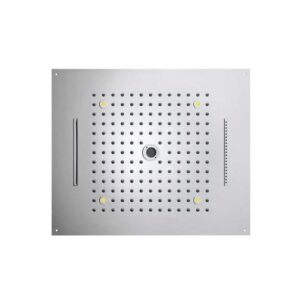 H38909000030016 Soffione per controsoffitto con 4 luci LED per cromoterapia 570x470 4 Getti DREAM BOSSINI