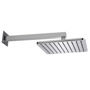 H69597H00021009 Soffione doccia con braccio in ottone 230X230 COSMO BOSSINI