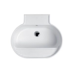 LATN605FC Lavabo in ceramica con foro 60x50xH30 Tino TERRA LUCIDO  COLAVENE