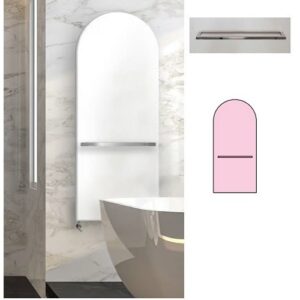 LOGGIA-D 117-54 Scaldasalviette Loggia bianco 117-54cm design BREM
