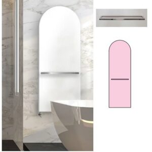 LOGGIA-D 167-54 Scaldasalviette Loggia bianco 167-54cm design BREM