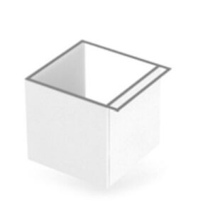 MCS48482NPM Mobile bagno con anta a sx e portasciugamani a dx 54x48x47cm Cubo PIOMBO MATT COLAVENE