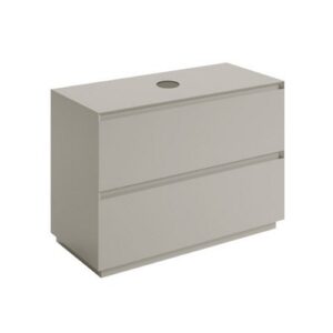 MTC1046VM Mobile bagno a terra 2 cassetti 100x45,5xh70 Camaleo VISONE MATT COLAVENE