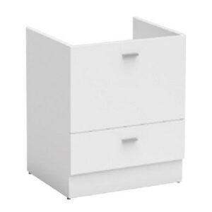 MTC5050VM Mobile bagno a terra 2 cassetti 50x50xh73 Volant VISONE MATT COLAVENE