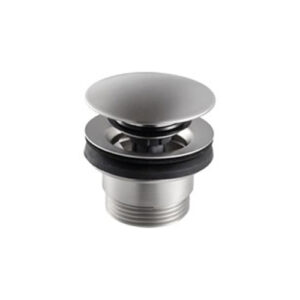 P000400AC005 PILETTA PULSANTE CON TROPPO PIENO H 4-65mm ACCIAIO INOX VEMA