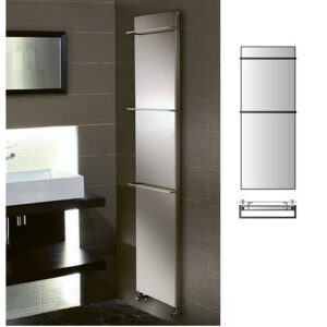 PLATTINOX133-50 Scaldasalviette acciaio inox 133-50cm BREM