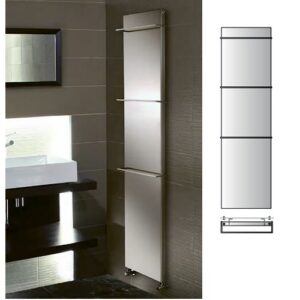 PLATTINOX180-56 Scaldasalviette acciaio inox 180-56cm BREM