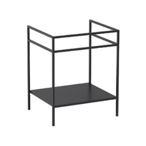 QST7053N Struttura portalavello a terra con ripiano per lavabo Alaqua 70x50x78 NERO COLAVENE