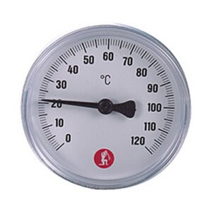 R540Y015 Termometro, attacco posteriore 3/8" con clip /scala 0÷120 °C GIACOMINI