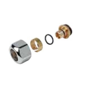 T179EX024 Adattatore eurocono cromato tubi in plastica 3/4"E x (16 x2) GIACOMINI