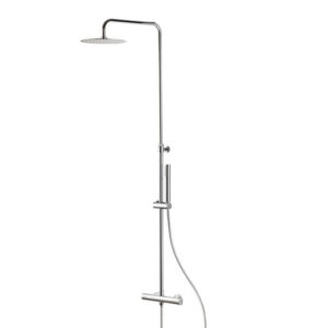 V08230B0010 COLONNA DOCCIA CON SOFFIONE TONDO D250 TERMOST. CROMO VEMA